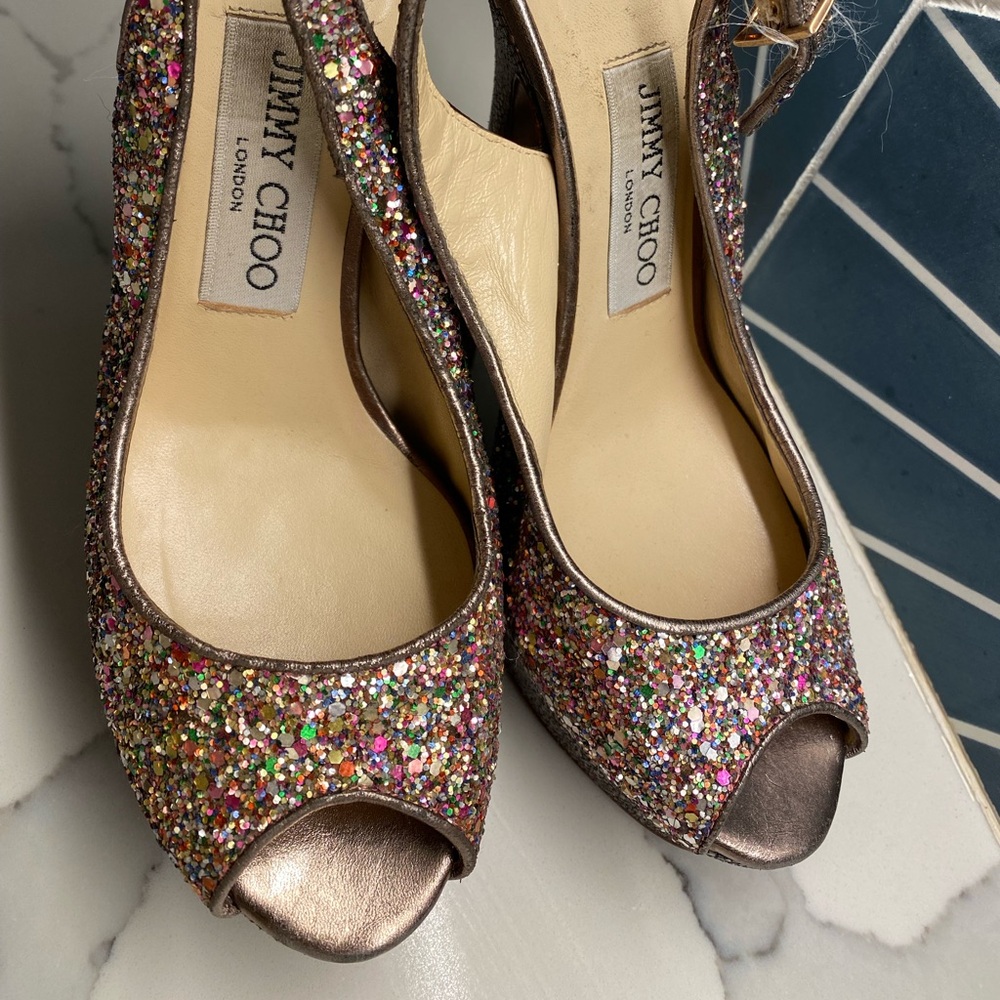 Jimmy Choo Holiday Heels 6.5